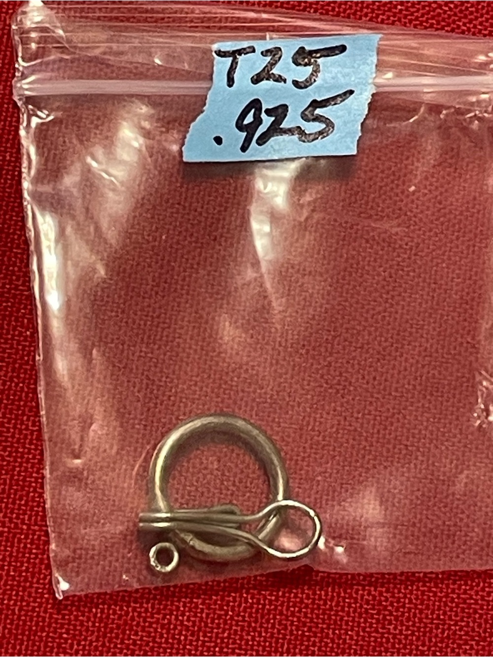Signed CC Sterling Hook Clasp - Picture 4 of 4